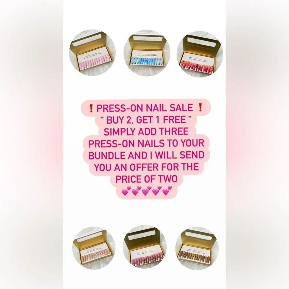 24pcs Luxury Press-on nails - Picture 3 of 13